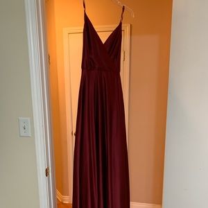 size 9 brand new burgundy dress